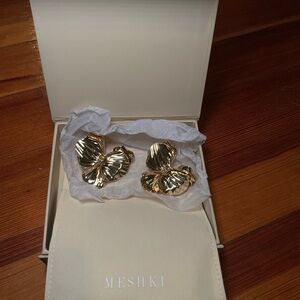 Orchid Gold Earrings